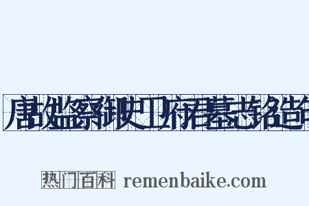 唐故监察御史卫府君墓志铭造句是什么意思的图片